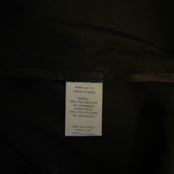 12th Tribe Black Button Down with White Flame Design - Picture 5 of 7